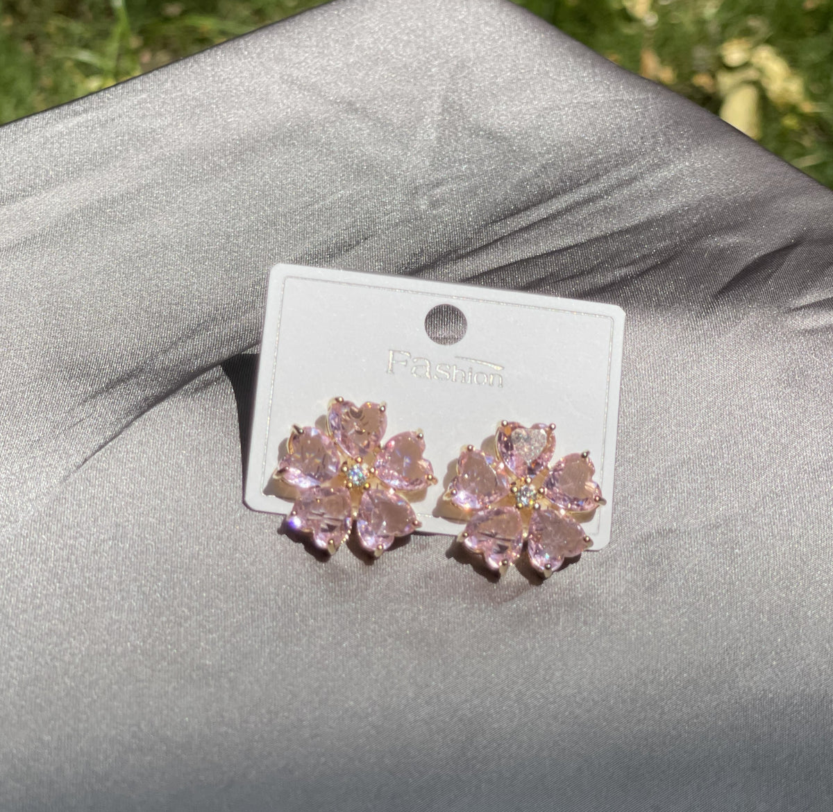 The Fiore Heart-Petal Studs