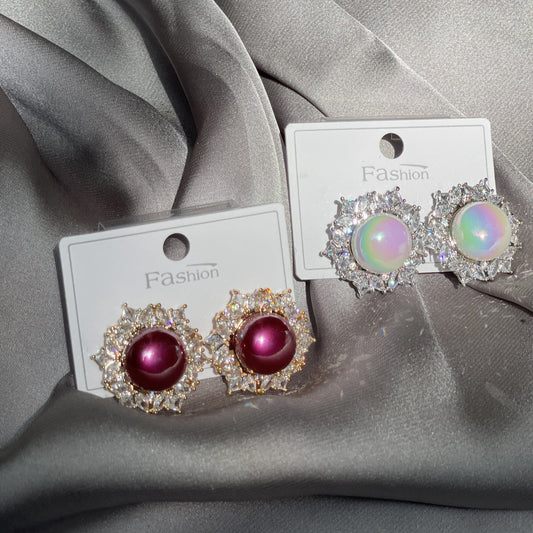 The Opaline Halo Studs