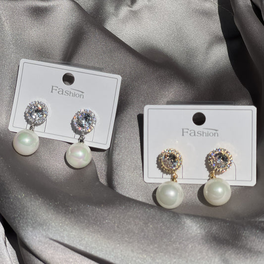 The Astris Solitaire Pearl Drops